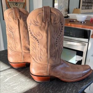 Nocona Men's Tan Leather Western Boots